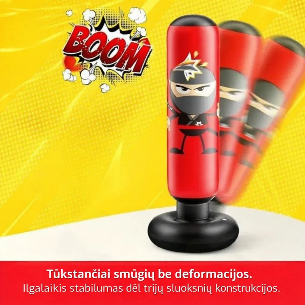 SmūgioDraugas – Pripučiamas bokso maišas aktyviems vaikams