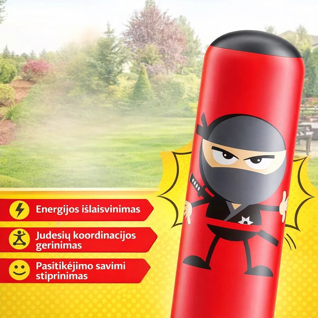 SmūgioDraugas – Pripučiamas bokso maišas aktyviems vaikams